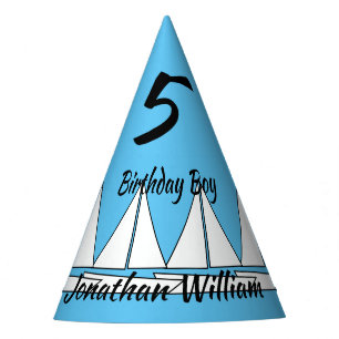Chapeaux De Fètes Bateau à voile Anniversaire Invité d'honneur