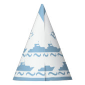 Chapeaux De Fètes Bateau bleu bébé (Dos)