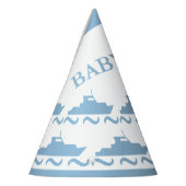Chapeaux De Fètes Bateau bleu bébé (Gauche)