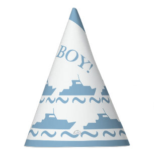 Chapeaux De Fètes Bateau bleu bébé