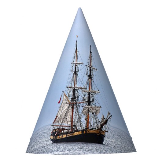 Chapeaux De Fètes Bateau de pêche nautique Ciel bleu (Devant)