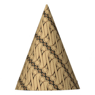 Chapeaux De Fètes Batik Parang, Motif indonésien, Javanais, Ethnique