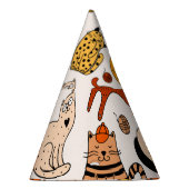 Chapeaux De Fètes Beau Motif de chats (Droite)