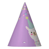 CHAPEAUX DE FÈTES BEAU PASTEL COULEURS LAMA ANNIVERSAIRE (Gauche)