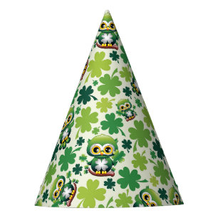 Chapeaux De Fètes Bébé Hibou Mignon St Patrick Dessin Animé
