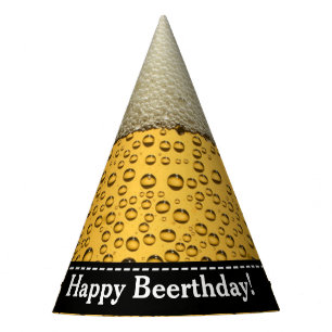 Chapeaux De Fètes Beerthday heureux ! Anniversaire de la bière de