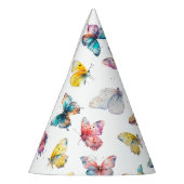 Chapeaux De Fètes Belle fête d'anniversaire de la fille papillon (Gauche)