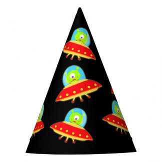 Chapeaux De Fètes Belle fête d'anniversaire des Aliens OVNI