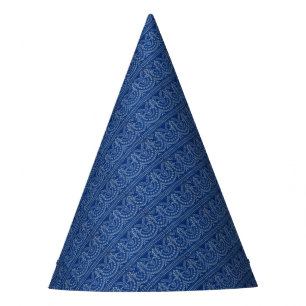 Chapeaux De Fètes belle impression de décoration victorienne bleue