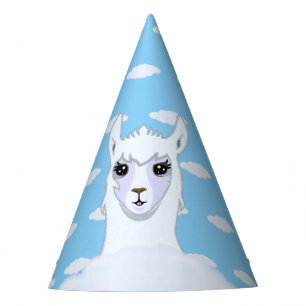 Chapeaux De Fètes Belle Lama et Nuages