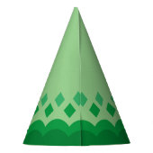 Chapeaux De Fètes Belle Motif verte fête d'anniversaire Casquette (Dos)