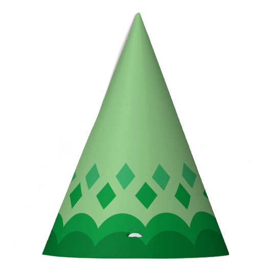 Chapeaux De Fètes Belle Motif verte fête d'anniversaire Casquette (Gauche)