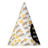 Chapeaux De Fètes Belle Souris Rodent Manger Fromage Anniversaire (Gauche)