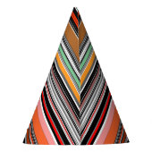 Chapeaux De Fètes Belles rayures colorées (Dos)