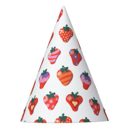 Chapeaux De Fètes Berry Special Strawberry Anniversaire