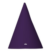 Chapeaux De Fètes Beurre d'acai violet foncé de couleur solide (Droite)