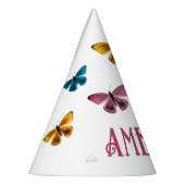 Chapeaux De Fètes Beurre mignon Nom de la fille Anniversaire (Gauche)