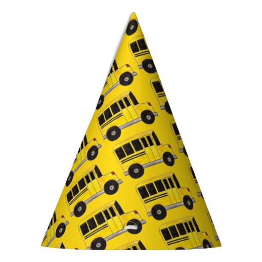 Chapeaux De Fètes Big Yellow School Bus Education Enseignant Bus Con (Gauche)