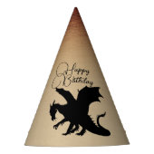 Chapeaux De Fètes Black Dragon Ancien Papier Anniversaire Anniversai (Devant)