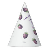 Chapeaux De Fètes Blackberry d'aquarelle 1er anniversaire (Gauche)