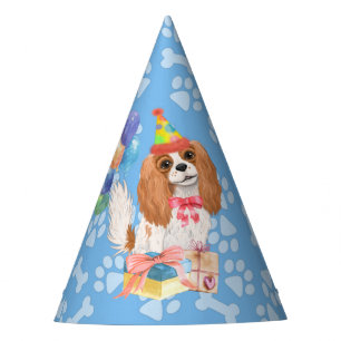 Chapeaux De Fètes Blenheim Cavalier King Charles Spaniel Anniversair