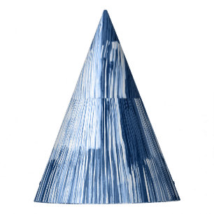 Chapeaux De Fètes Bleu Aquarelles : Motif géométrique