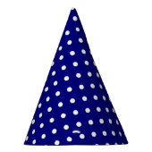 Chapeaux De Fètes Bleu avec Casquette de la fête des points blancs (Droite)