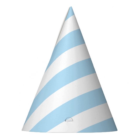 Chapeaux De Fètes Bleu, Blancs, Motif rayé (Gauche)