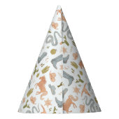 Chapeaux De Fètes Bleu Cowboy Occidental Anniversaire (Dos)