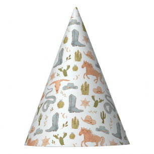 Chapeaux De Fètes Bleu Cowboy Occidental Anniversaire