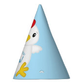 Chapeaux De Fètes Bleu de fête d'anniversaire de poulet (Droite)