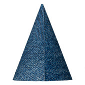 Chapeaux De Fètes Bleu Dénim Texture - Gros plan (Dos)
