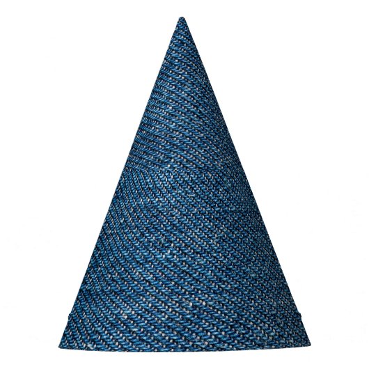 Chapeaux De Fètes Bleu Dénim Texture - Gros plan (Devant)