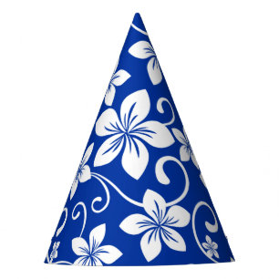 CHAPEAUX DE FÈTES BLEU HAWAII (BLEU ROYAL)