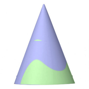 Chapeaux De Fètes Bleu vert ombre fluide marbre boho audacieux motif