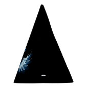 Chapeaux De Fètes Blue Glowing Angel Wings on black background (Droite)