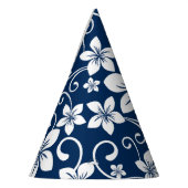 CHAPEAUX DE FÈTES BLUE HAWAII (MARINE) (Gauche)