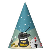 Chapeaux De Fètes Blue Magic Show Enfants Joyeux anniversaire (Devant)