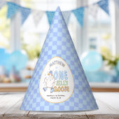 Chapeaux De Fètes Blue One Silly Goose-Retro Boy First Birthday