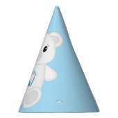 Chapeaux De Fètes Blue Polar Bear Anniversaire (Droite)