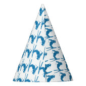 Chapeaux De Fètes Blue Skier (Dos)