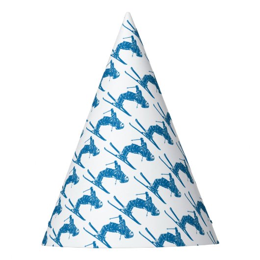 Chapeaux De Fètes Blue Skier (Devant)