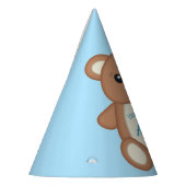 Chapeaux De Fètes Blue Teddy Bear Birthday Party (Gauche)