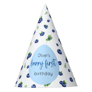 Chapeaux De Fètes Blueberry 1er anniversaire Berry First
