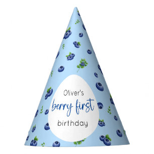 Chapeaux De Fètes Blueberry 1er anniversaire Berry First