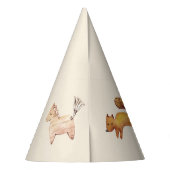 Chapeaux De Fètes Boho Baby Aquarelle Rainbow Lama Casquette (Dos)