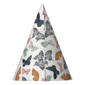 Chapeaux De Fètes Boho Butterfly Enchanted Garden Anniversaire (Dos)