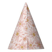 Chapeaux De Fètes Boho Pink Daisy Fleur sauvage d'anniversaire (Dos)