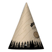 Chapeaux De Fètes Bois de bûcheron à plaies rustiques 1er anniversai (Gauche)