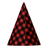 Chapeaux De Fètes Bois de Lumberjack rustique Plaid & Ours blanc (Dos)